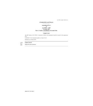 AS 3958.1:2007 Amd 1:2010
