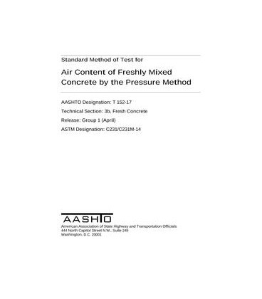 AASHTO T 152-17