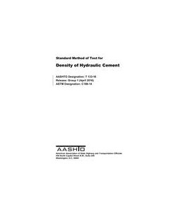 AASHTO T 133-16