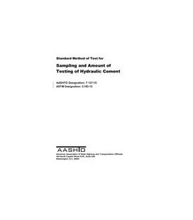 AASHTO T 127-15