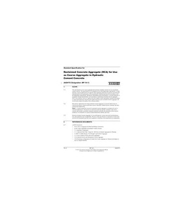 AASHTO MP 16-13 (2015)