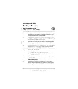 AASHTO T 158-11 (2019)