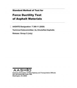 AASHTO T 300-11 (2020)
