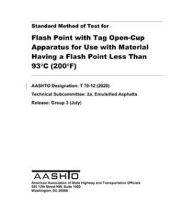 AASHTO T 79-12 (2020)