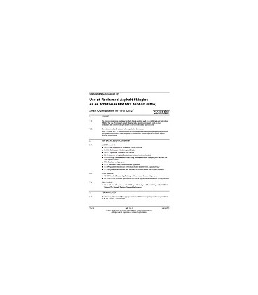 AASHTO MP 15-09 (2012)