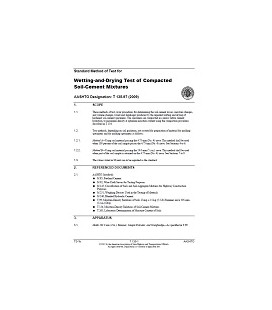 AASHTO T 135-97 (2009)