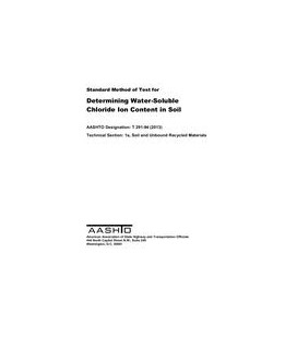 AASHTO T 291-94 (2018)