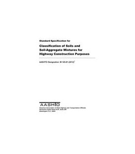 AASHTO M 145-91 (2017)