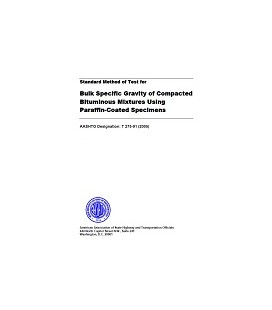 AASHTO T 275-91 (2005)