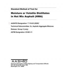 AASHTO T 110-03 (2020)