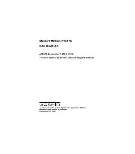 AASHTO T 273-86 (2018)