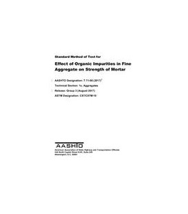 AASHTO T 71-08 (2017)