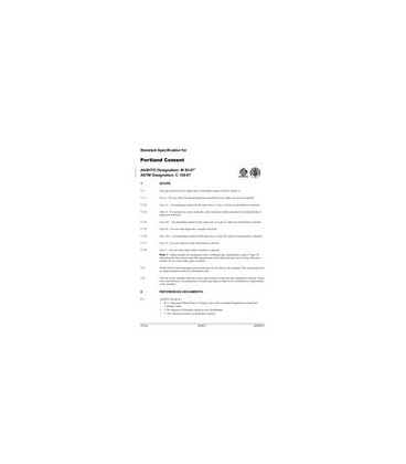 AASHTO M 85-07