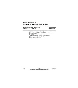 AASHTO T 49-07 (2011)