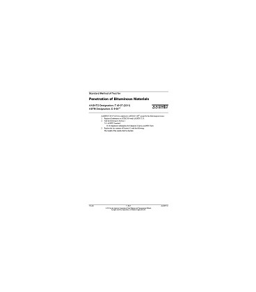 AASHTO T 49-07 (2011)