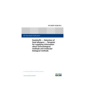 BS PD CEN/TR 16338:2012