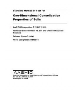 AASHTO T 216-07 (2020)