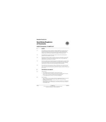 AASHTO R 43M/R 43-07
