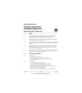 AASHTO M 288-06 (2011)
