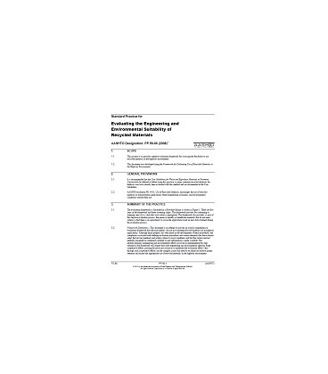 AASHTO PP 56-06 (2008)