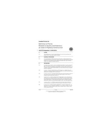 AASHTO R 10-06 (2020)