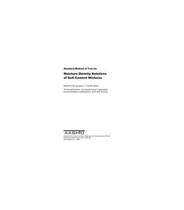 AASHTO T 134-05 (2018)