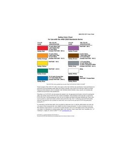ANSI Z535 Color Chart