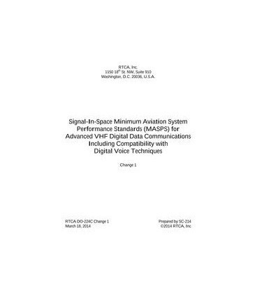 RTCA DO-224C Change 1