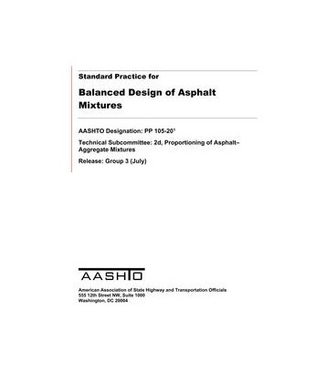 AASHTO PP 105-20