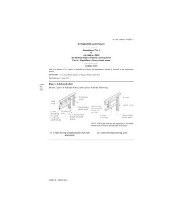 AS 1684.4-2010 AMDT 1
