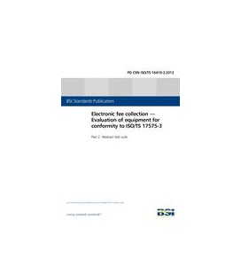 BS PD CEN ISO/TS 16410-2:2012