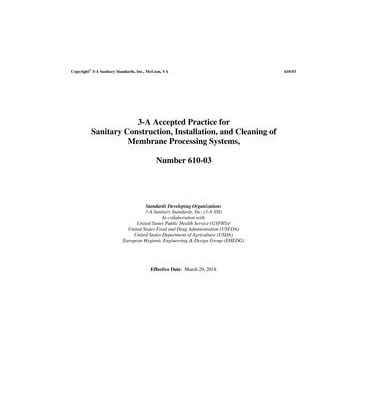3A 610-03 Accepted Practice