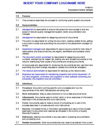 AS9110C Procedures Package