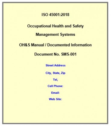 ISO 45001:2018 Complete SMS with 18 Procedures