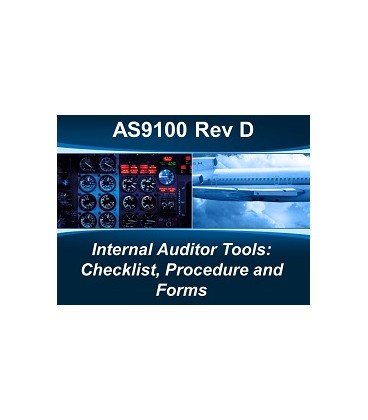 AS9100D Internal Auditor Tools: Checklist, Procedure and Forms