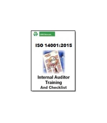 14001:2015 Internal Auditor Training &amp; Checklist Package