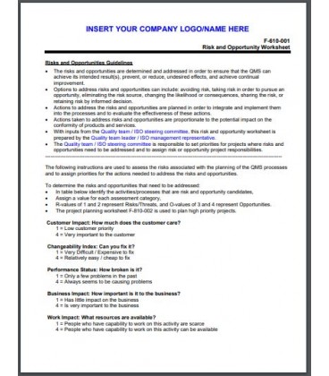 AS9110C Forms Package