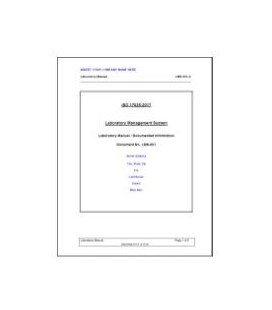17025:2017 LQMS Documentation Package