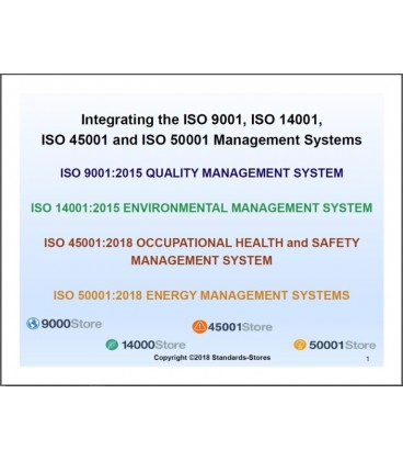 Integrating 9001:2015-14001:2015-45001:2018-50001:2018 PowerPoint