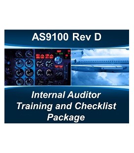 AS9100D Internal Auditor Training &amp; Checklist Package