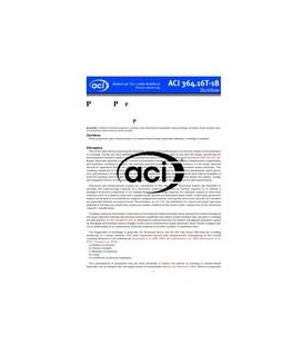 ACI 364.16T-18