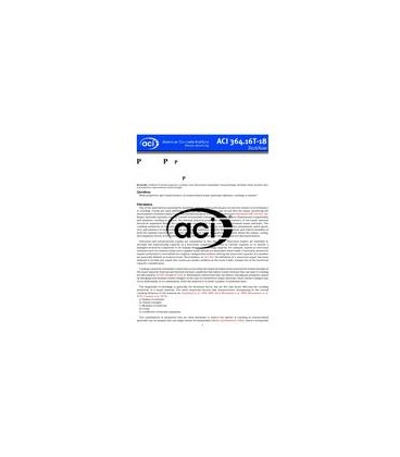 ACI 364.16T-18