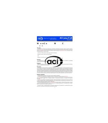 ACI 329.1T-18