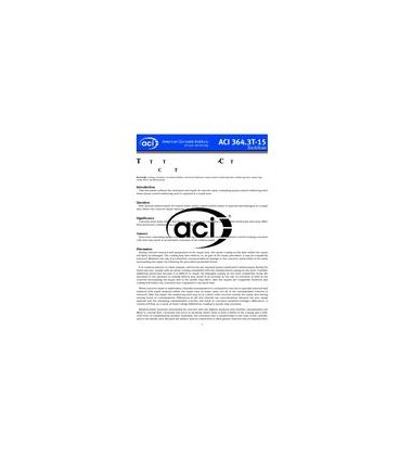ACI 364.3T-15