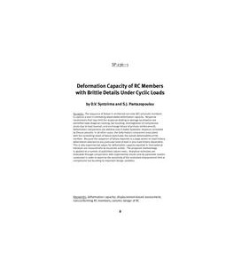 Deformation Capacity and Shear Strength of Reinforced Concrete Members Under Cyclic Loading