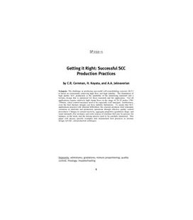 Workability of SCC: Roles of Its Constituents and Measurement Techniques
