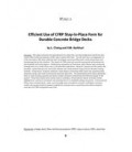 Efficient Use of CFRP Stay-In-Place Form for Durable Concrete Bridge Decks