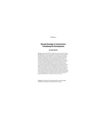 Nanotechnology of Concrete: Recent Developments and Future Perspectives