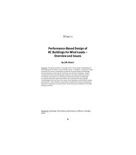 Performance-Based Design of Concrete Building for Wind Loads