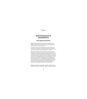 8th CanMET/ACI International Conference on Superplasticizers and Other Chemical Admixtures in Concrete